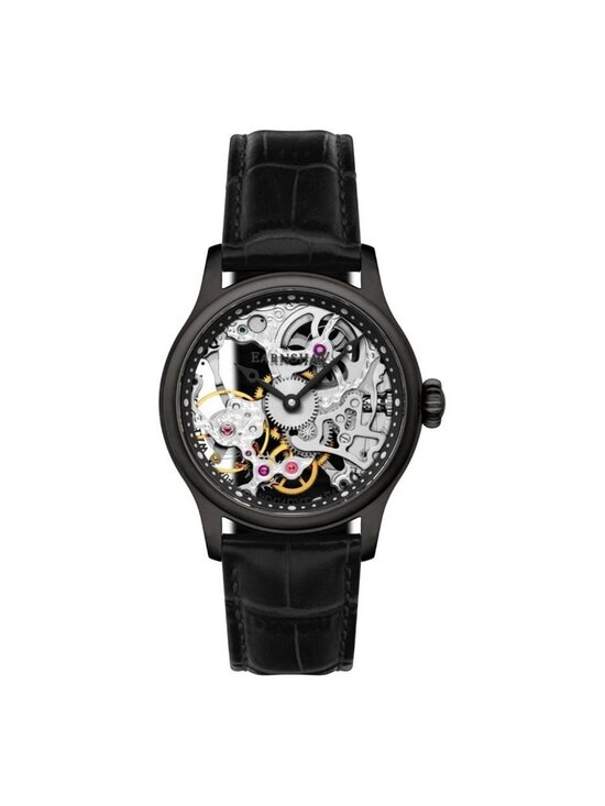 NWT Thomas Earnshaw Bauer Transparent Dial Men\'s Watch